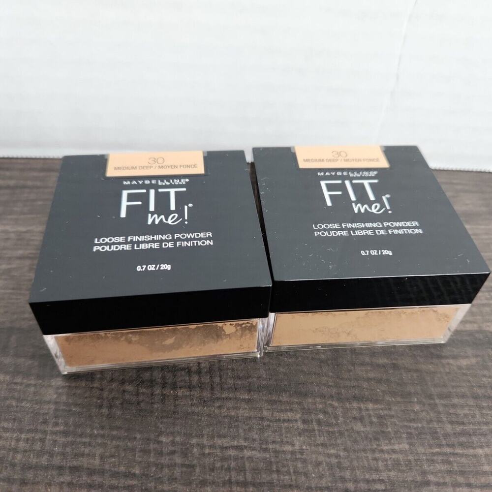(2) Maybelline Fit Me! Loose Finishing Powder #30 MEDIUM DEEP